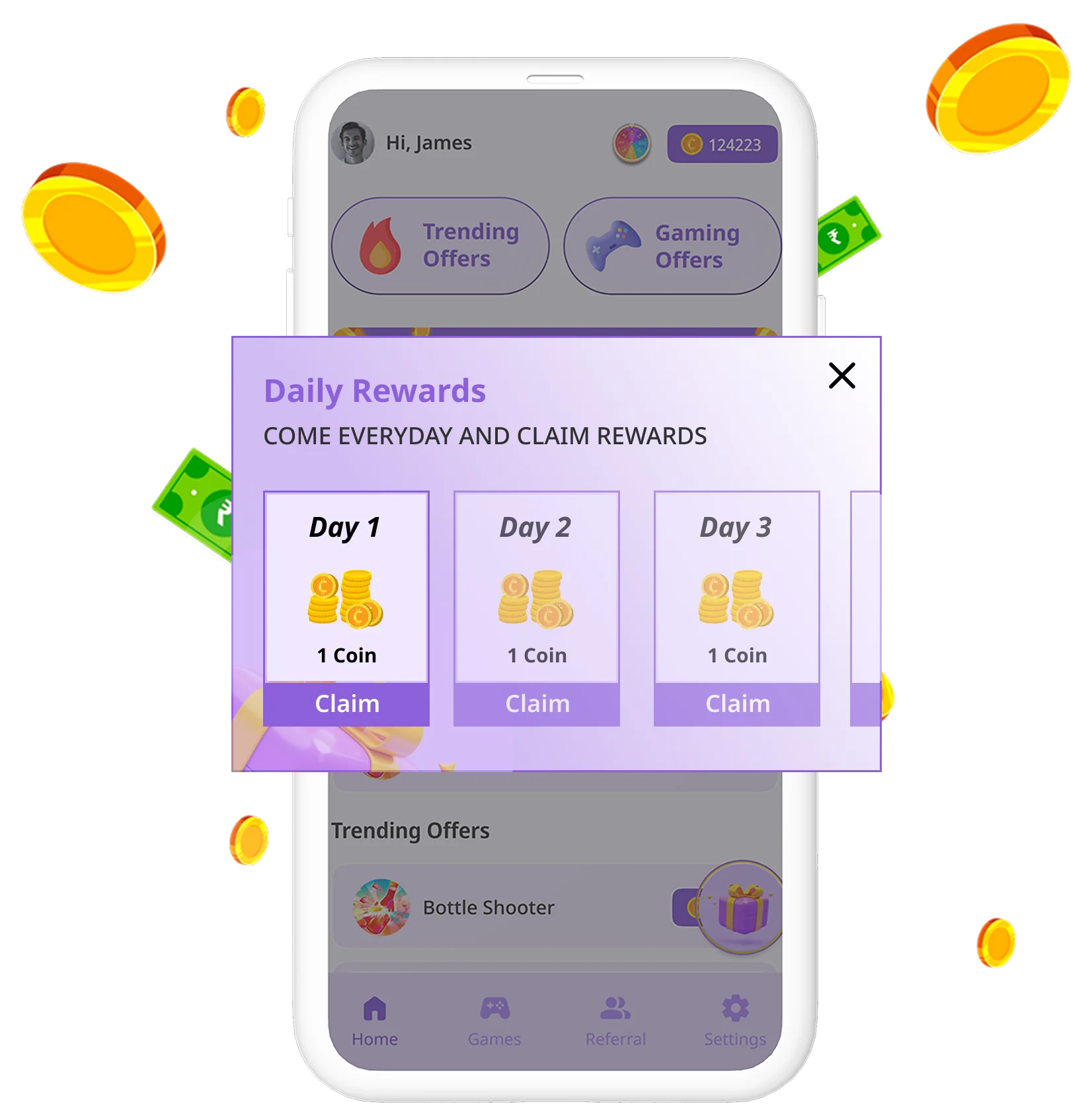 Daily Checkin Rewards